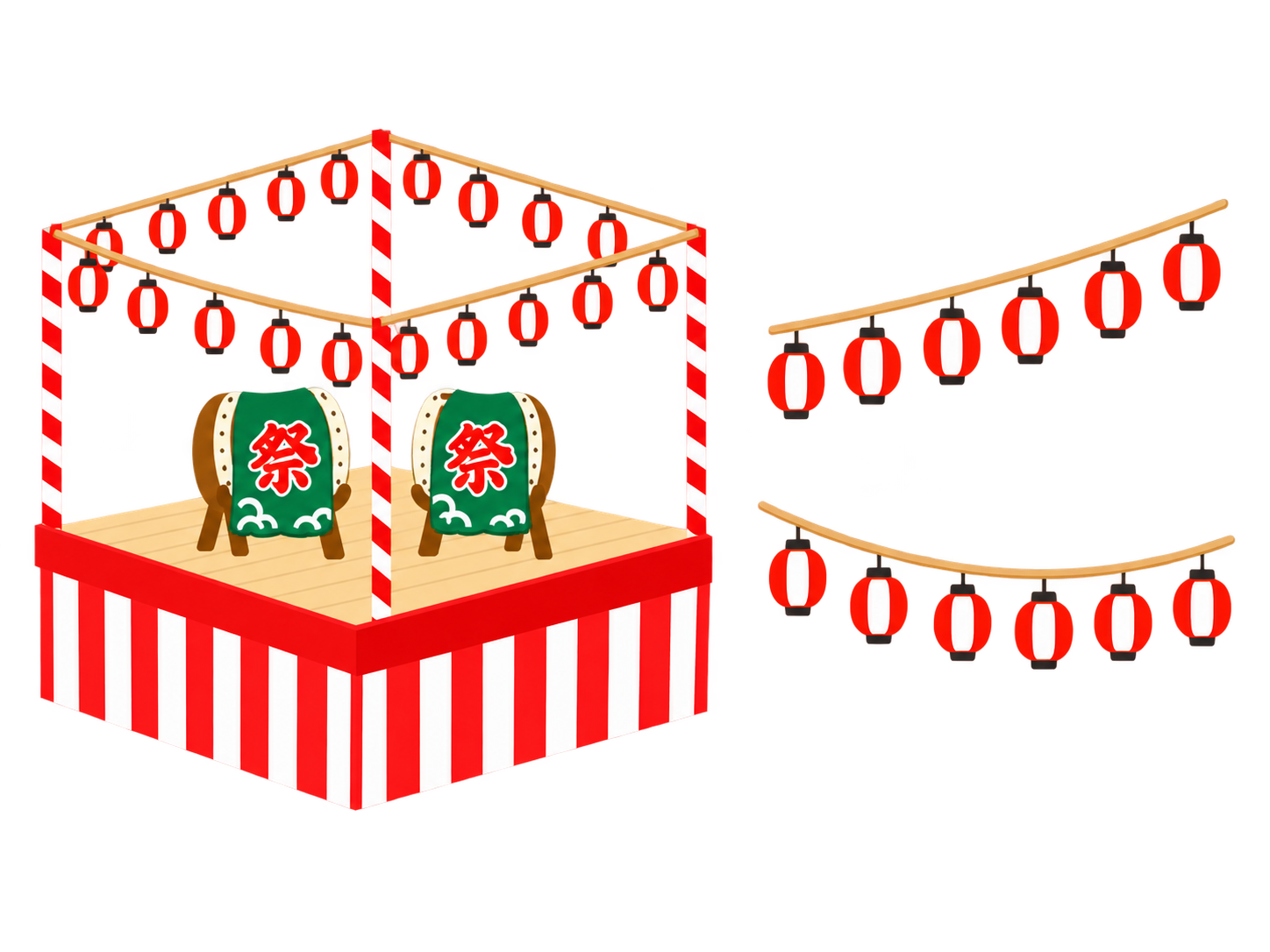 祭りの櫓